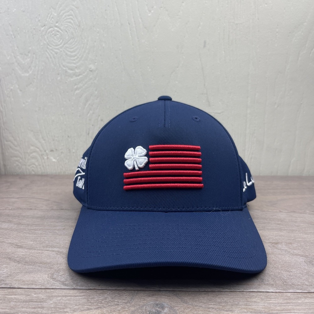 Blue Live Lucky Golf Hat SnapBack Black Clover Flexfit Clover Nation